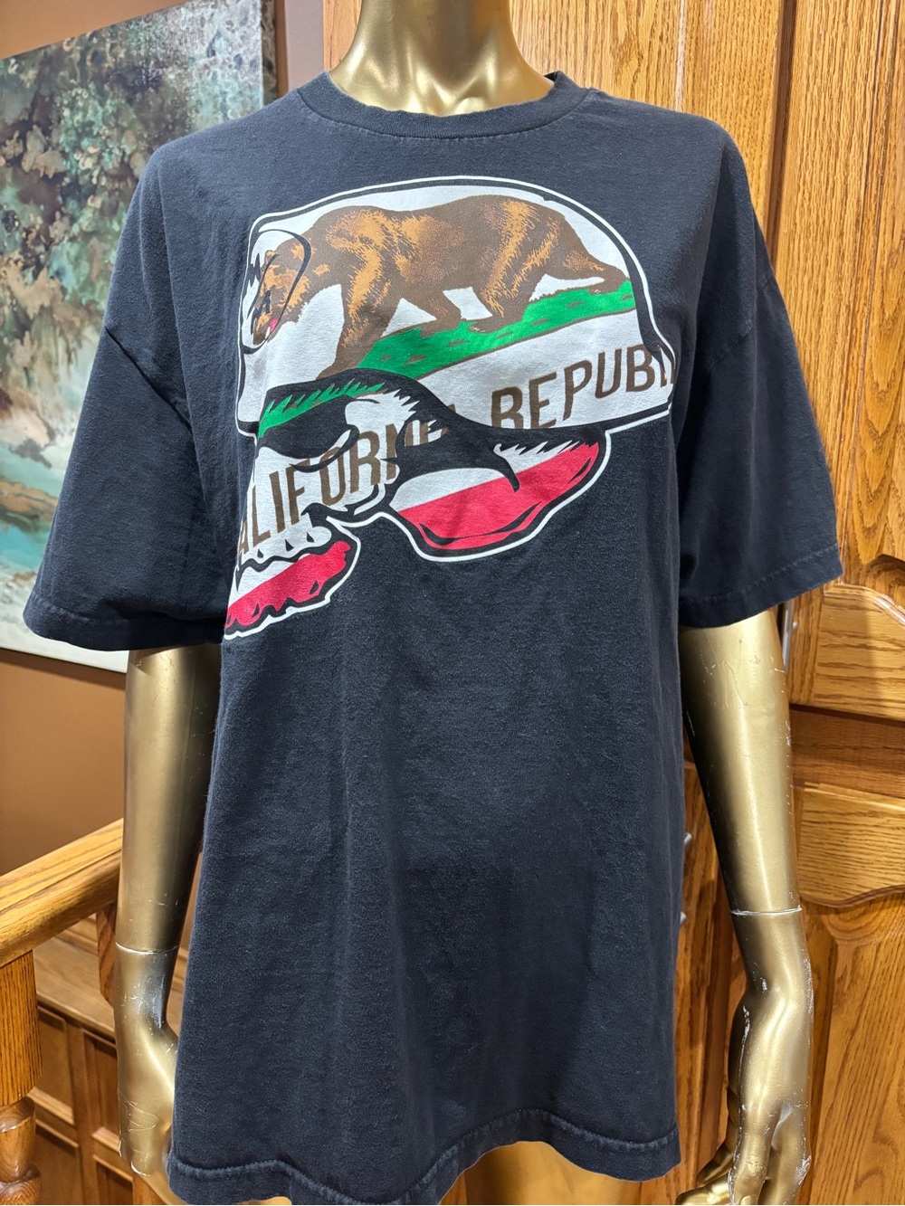 Metal Mulisha Black T-Shirt with Multicolor Graphic